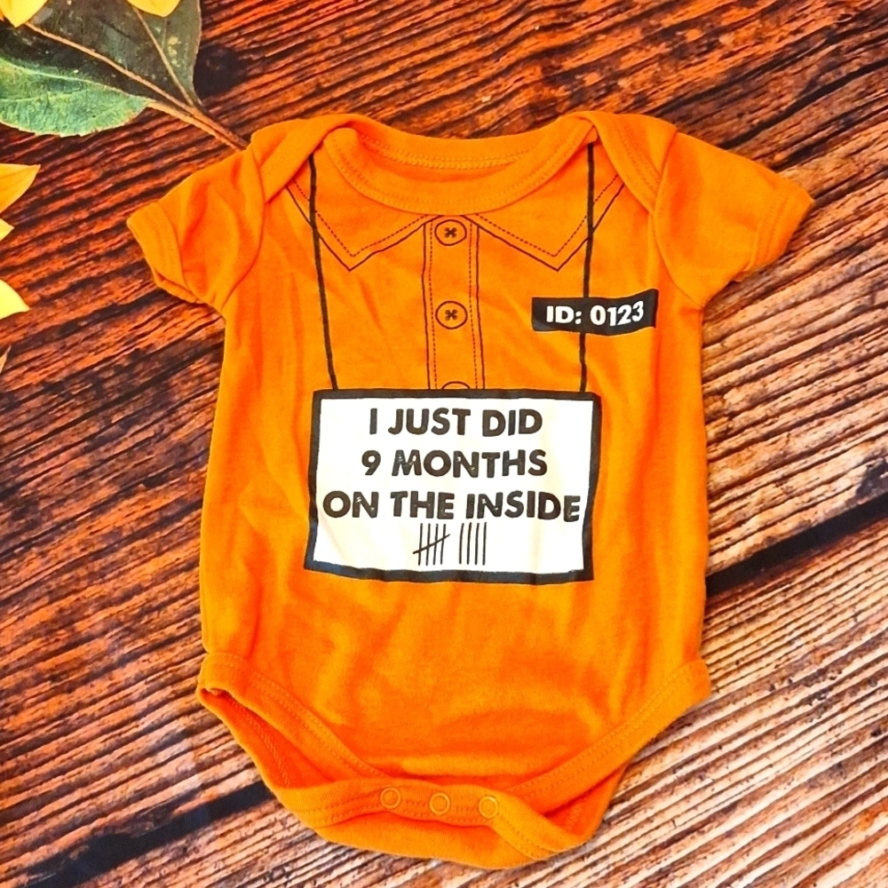 Swiggles 3-6 MONTH ORANGE ONSIE